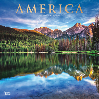 Calendar America 2024 Square Foil Book