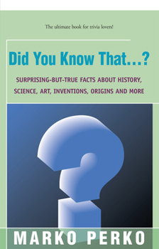 Paperback Did You Know That...? Book