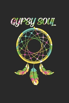 Paperback Gypsy Soul: 6x9 Dreamcatcher - dotgrid - dot grid paper - notebook - notes Book