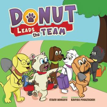 Paperback Donut Leads the Team Book