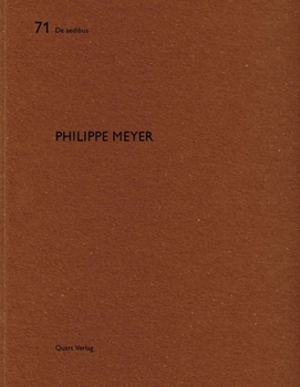 Paperback Philippe Meyer: de Aedibus 71 Book