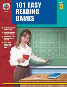 Paperback 101 Easy Reading Games, Grade 5 Book