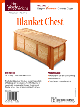 Misc. Supplies Fine Woodworking's Blanket Chest Plan Book