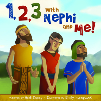 Hardcover 1,2,3 with Nephi and Me! Book