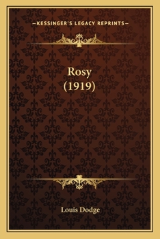 Paperback Rosy (1919) Book