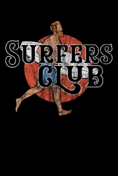 Paperback Surfers Club: 6x9 Notebook dotgridded Book