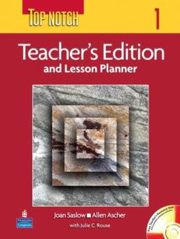Paperback Top Notch 1 with Super CD-ROM Teacher's Edition and Lesson Planner Book