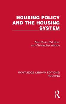 Hardcover Housing Policy and the Housing System Book