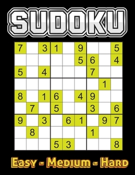 Paperback SUDOKU Easy - Medium - Hard: Sudoku Puzzle Book For Adults: +1000 Sudoku Easy Medium Hard (Puzzles & Games for Adults) Book