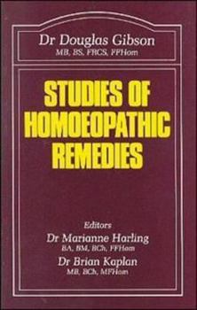 Hardcover Studies of Homoeopathic Remedies Book