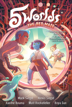 Paperback 5 Worlds Book 3: The Red Maze: (A Graphic Novel) Book
