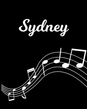 Paperback Sydney: Sheet Music Note Manuscript Notebook Paper - Personalized Custom First Name Initial S - Musician Composer Instrument C Book