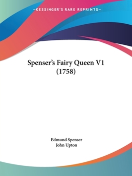 Paperback Spenser's Fairy Queen V1 (1758) Book