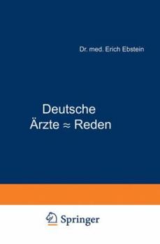 Paperback Deutsche Ärzte - Reden: Aus Dem 19. Jahrhundert [German] Book