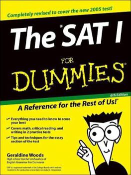 Paperback The SAT I for Dummies Book