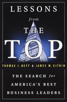 Hardcover Lessons from the Top: The Search for America's Best Business Leaders Book