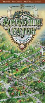 Map Bonaventure Cemetery Illustrated Map Book