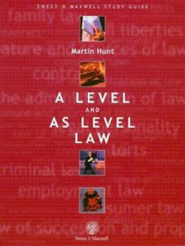 Paperback Level and AS Level Law (Sweet & Maxwell Study Guide) Book