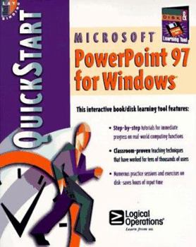 Paperback Microsoft PowerPoint 97 for Windows QuickStart Book