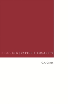 Hardcover Rescuing Justice and Equality Book