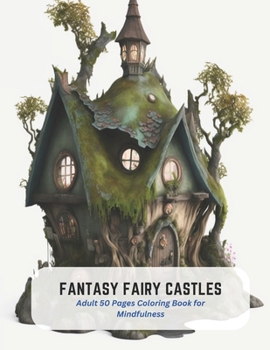 Fantasy Fairy Castles: Adult 50 Pages Coloring Book for Mindfulness