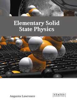 Hardcover Elementary Solid State Physics Book