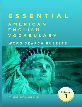Paperback Essential American English Vocabulary Word Search Puzzles Book