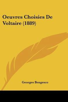 Paperback Oeuvres Choisies De Voltaire (1889) [French] Book