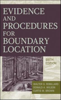 Hardcover Evidence and Procedures for Boundary Location Book