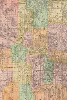 1904 Map of New Mexico - a Poetose Notebook / Journal / Diary (50 Pages/25 Sheets)