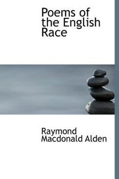 Hardcover Poems of the English Race Book