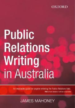 Paperback Public Relations Writing in Australia Book