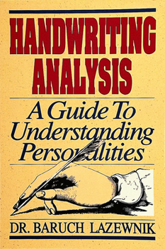 Paperback Handwriting Analysis: A Guide to Understanding Personalities Book