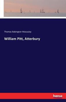 Paperback William Pitt, Atterbury Book