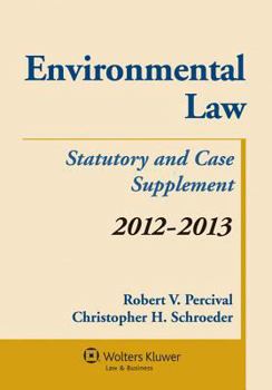 Paperback Environmental Law: Statutory and Case Supplement Book