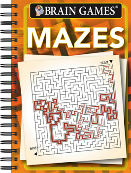Spiral-bound Brain Games - To Go - Mazes Book