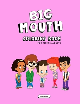 Paperback Big Mouth Coloring Book