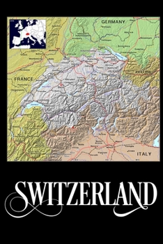 Paperback Switzerland: Map Notebook Book