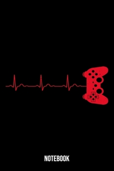 Notebook: Gamer Notebook Blank Line Gaming Lovers Journal Lined with Lines 6x9 120 Pages Checklist Record Book Baker Video Game Lovers Take Notes ... Kids Christmas Gift for Gaming Lovers Fans