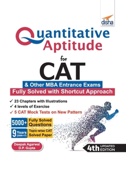 Paperback Quantitative Aptitude for CAT & other MBA Entrance Exams 4th Edition Book