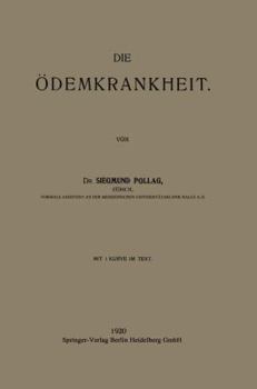 Paperback Die Ödemkrankheit [German] Book