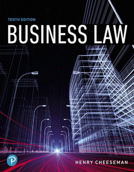 Loose Leaf Business Law, Student Value Edition + 2019 Mylab Business Law with Pearson Etext -- Access Card Package [With Access Code] Book