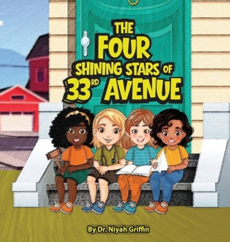 Hardcover The Four Shining Stars of 33rd Avenue [Large Print] Book