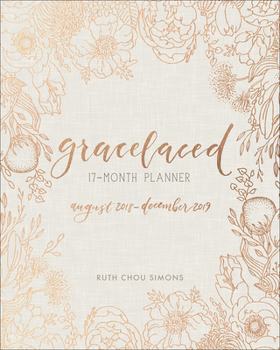 Hardcover Gracelaced 17-Month Planner Book