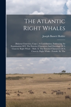 Paperback The Atlantic Right Whales: (balaena Cisarctica, Cope.): A Contribution, Embracing An Examination Of I. The Exterior Characters And Osteology Of A Book