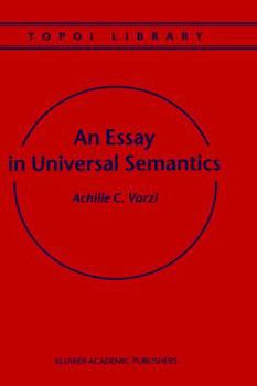 Hardcover An Essay in Universal Semantics Book