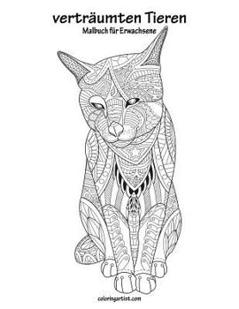 Paperback Malbuch mit verträumten Tieren für Erwachsene 1 [German] Book
