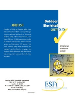 Paperback Outdoor Electrical Safety Check Book