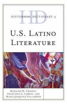 Hardcover Historical Dictionary of U.S. Latino Literature Book