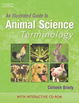 Paperback An Illustrated Guide to Animal Science Terminology [With CDROM] Book